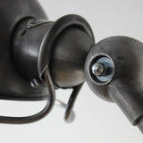 Lampe bureau Jielde 2 bras polie graphite