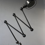 Jielde 5-arm polished graphite industrial workshop lamp