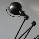 Jielde 5-arm polished graphite industrial workshop lamp