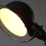 Jielde 5-arm polished graphite industrial workshop lamp