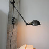 Rare Lampe O.C. White Industrielle fixation murale applique