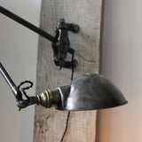 Rare Lampe O.C. White Industrielle fixation murale applique