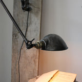 Rare Lampe O.C. White Industrielle fixation murale applique