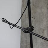 Rare Lampe O.C. White Industrielle fixation murale applique