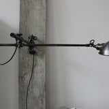Rare Lampe O.C. White Industrielle fixation murale applique