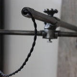 Rare Lampe O.C. White Industrielle fixation murale applique