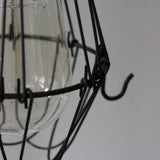 old industrial portable lamp from the USA, used in New York cellars