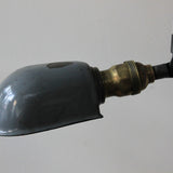 Rare OC White Industrial Wall-Mounted Sconce Lamp