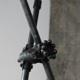 Rare OC White Industrial Wall-Mounted Sconce Lamp