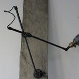 Rare OC White Industrial Wall-Mounted Sconce Lamp