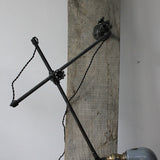 Rare OC White Industrial Wall-Mounted Sconce Lamp