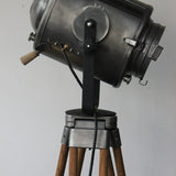 Projecteur de cinema Cremer Paris poli graphite trepied bois 6