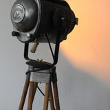Projecteur de cinema Cremer Paris poli graphite trepied bois 6