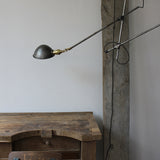 Rare Lampe O.C. White Industrielle fixation murale double applique
