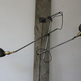 Rare Lampe O.C. White Industrielle fixation murale double applique