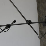 Rare Lampe O.C. White Industrielle fixation murale double applique