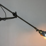Rare Lampe bureau O.C. White Industrielle sur socle