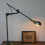 Rare Lampe bureau O.C. White Industrielle sur socle