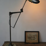 Rare Lampe bureau O.C. White Industrielle sur socle