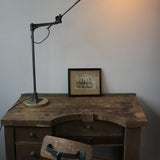 Rare Lampe bureau O.C. White Industrielle sur socle