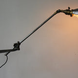 Rare Lampe bureau O.C. White Industrielle sur socle
