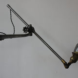 Rare Lampe bureau O.C. White Industrielle sur socle