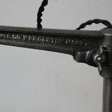 Rare Lampe bureau O.C. White Industrielle sur socle