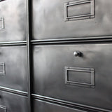 ancien grand meuble 20 casiers industriel a clapet Roneo 50/60