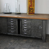 exeptionnel grand etabli industriel biguet atelier Renault