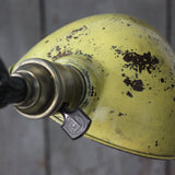 Rare OC White Industrial Wall-Mounted Lamp in original condition