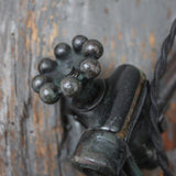 Rare OC White Industrial Wall-Mounted Lamp in original condition