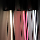 magnificent industrial neon wall lamp with glass tube