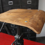 chaise atelier industrielle Bienaise metal et bois