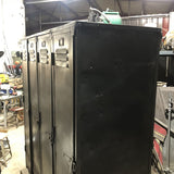 former factory locker with 8 double-sided doors
