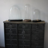 ancien meuble console 15 casiers industriel a clapet strafor 1950
