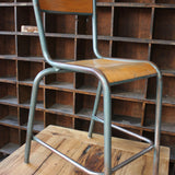 serie de 6 - ancienne Chaise haute d'ecole, laboratoire de biologie