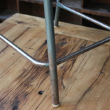 serie de 6 - ancienne Chaise haute d'ecole, laboratoire de biologie