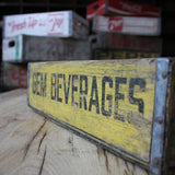 wooden crate brewery coffee gem beverages