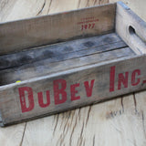 caisse bois brasserie café Dubey inc