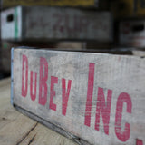 caisse bois brasserie café Dubey inc