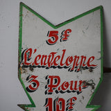 enseigne jeu forain "" 3 f l'enveloppe ""