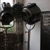 Ancien projecteur cinema hollywood Richardson 1950/60 pied cinema roulette