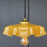 1 abat jour suspension so chic opaline lampe vintage
