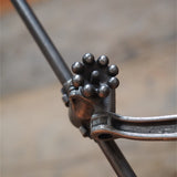 Rare Lampe O.C. White Industrielle fixation etau