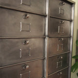 ancien grand meuble 20 casiers industriel strafor