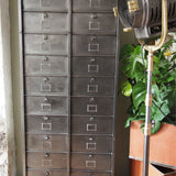ancien grand meuble 20 casiers industriel strafor