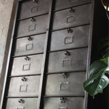 ancien grand meuble 20 casiers industriel strafor