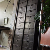 ancien grand meuble 20 casiers industriel strafor