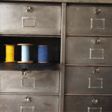 ancien grand meuble 20 casiers industriel strafor