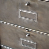 ancien meuble console 10 casiers industriel a clapet roneo 1950 plateau chene massif
